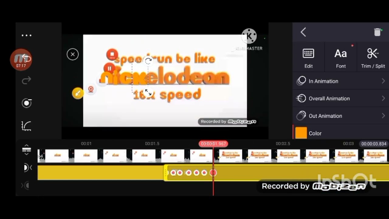 Nickelodeon logo speedrun kinemaster