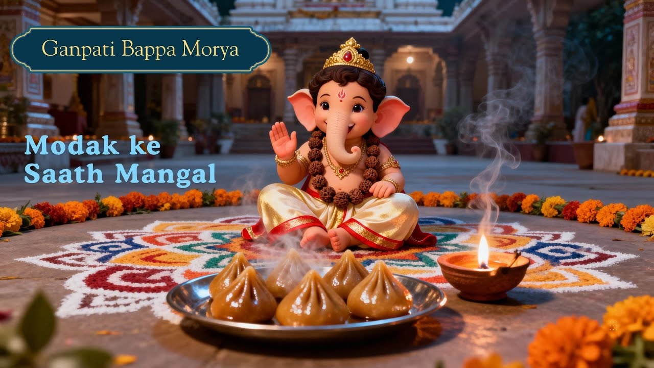 Ganpati Bappa Morya | Modak ke Saath Mangal | New Devotional Song