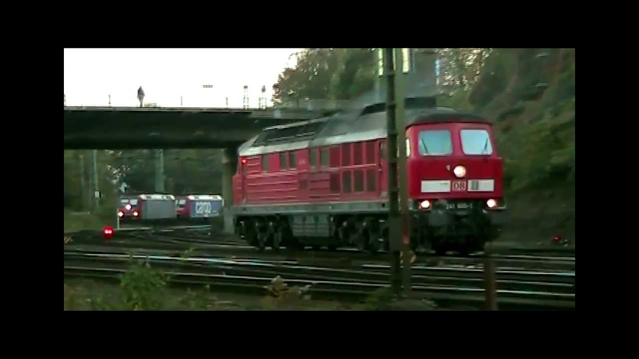 montzenroute - pure sound: Aachen-West Rangierbetrieb am Abend 2007 Ludmilla BR 241