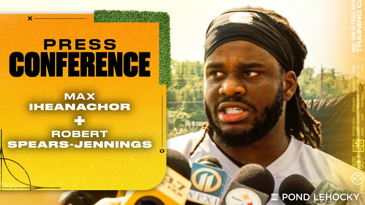 Max Iheanachor & Robert Spears-Jennings Press Conference (September 2) | Pittsburgh Steelers