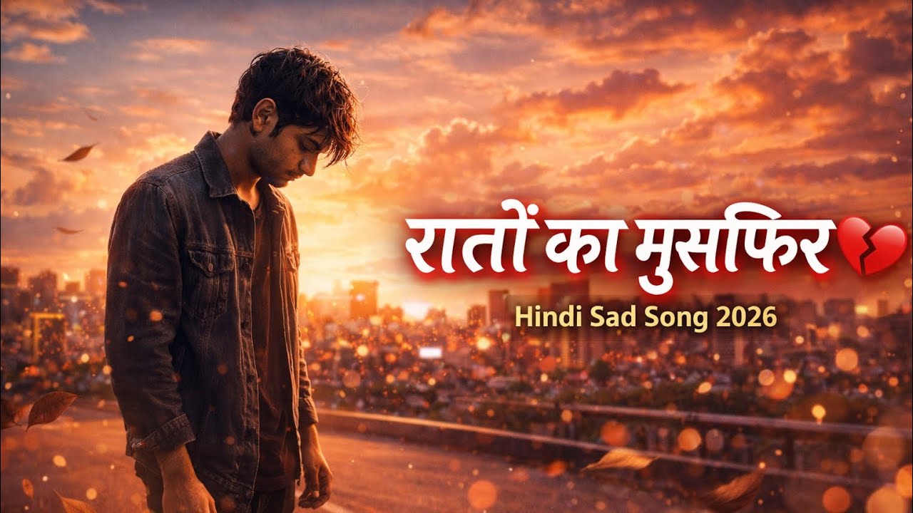 रातों का मुसाफिर 💔 | New Sad Romantic Hindi Song | Heart Broken Love Story