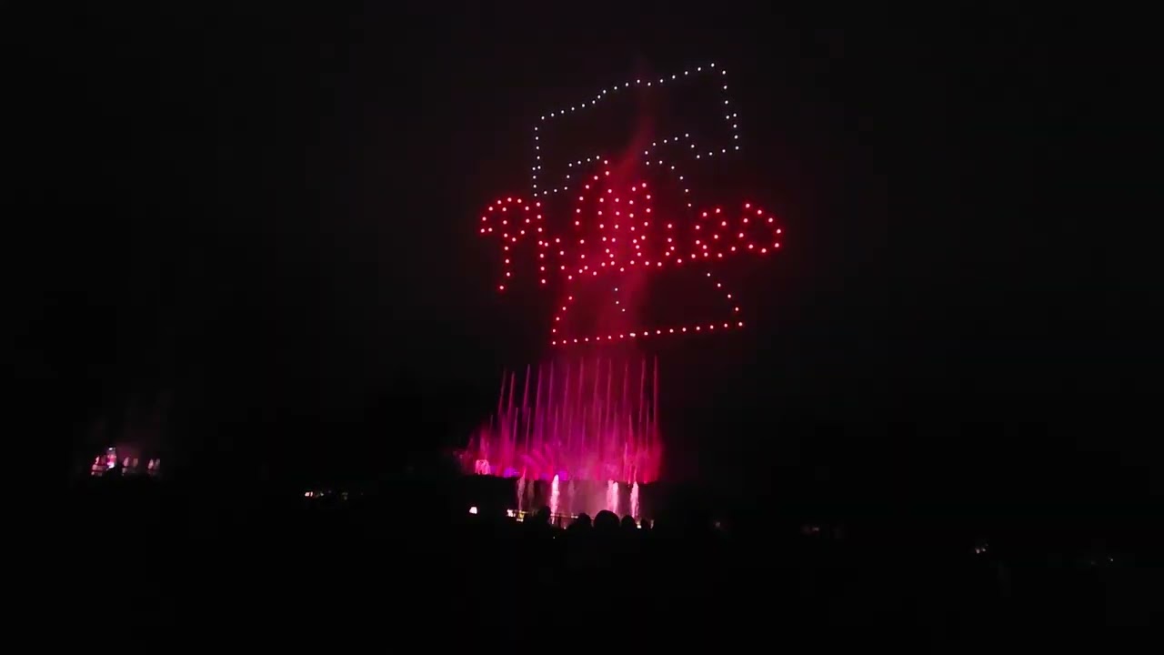 Longwood Gardens drone show finale