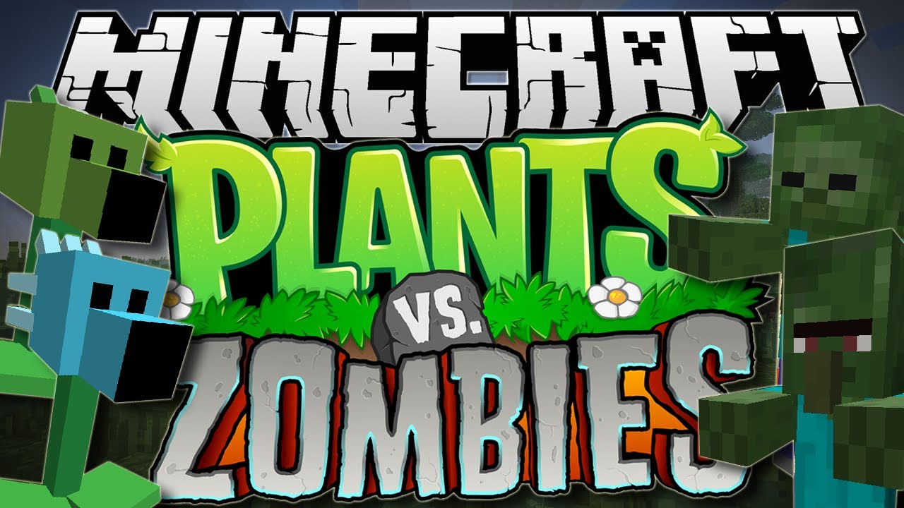 Minecraft | PLANTS vs ZOMBIES! (Pea Shooters Galore!) | Mod Showcase [1.6.2]