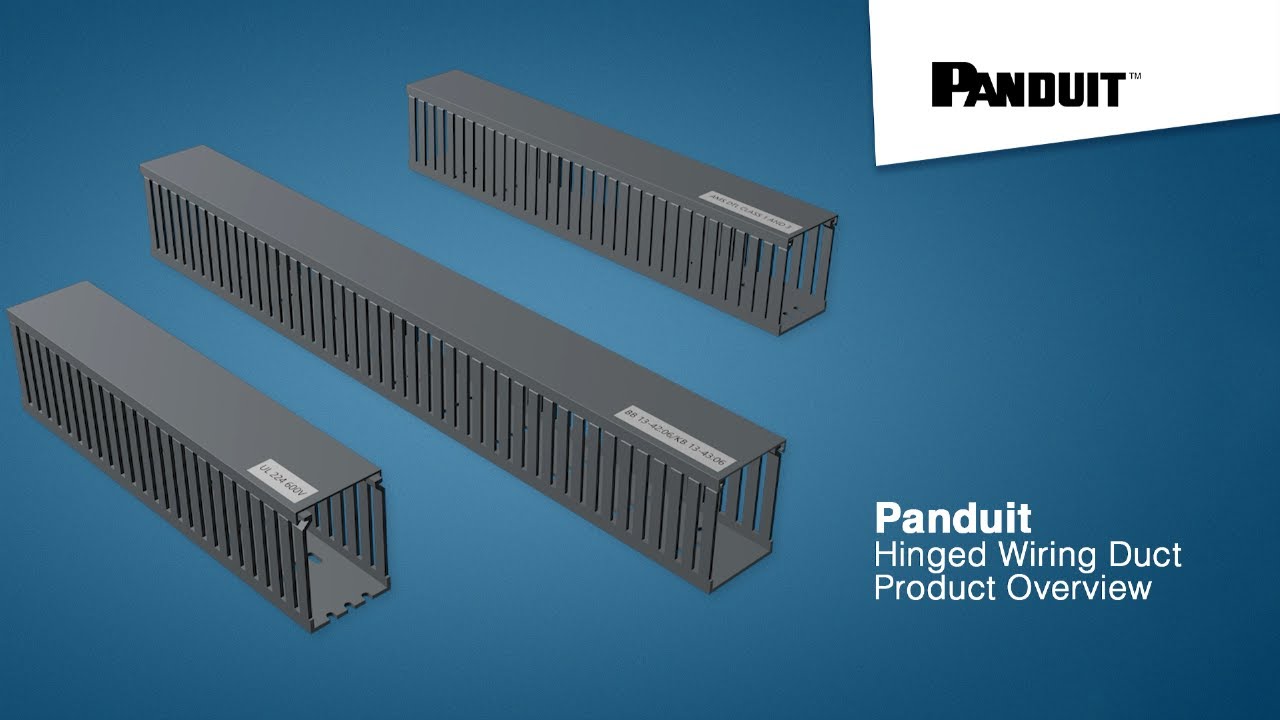 Panduit Hinged Wiring Duct Product Overview