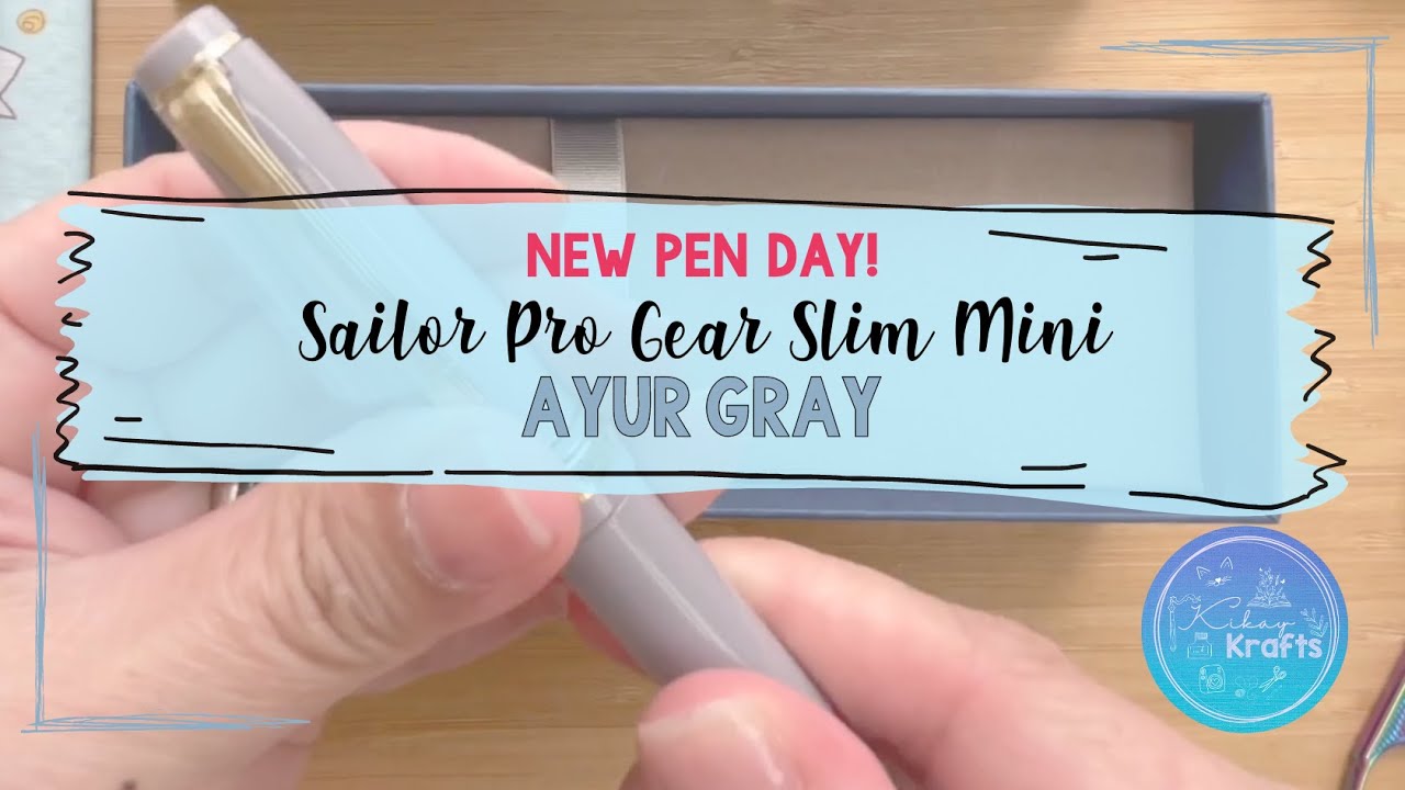 An Unboxing and Review of the Sailor Pro Gear Mini in Ayur Gray #NPD