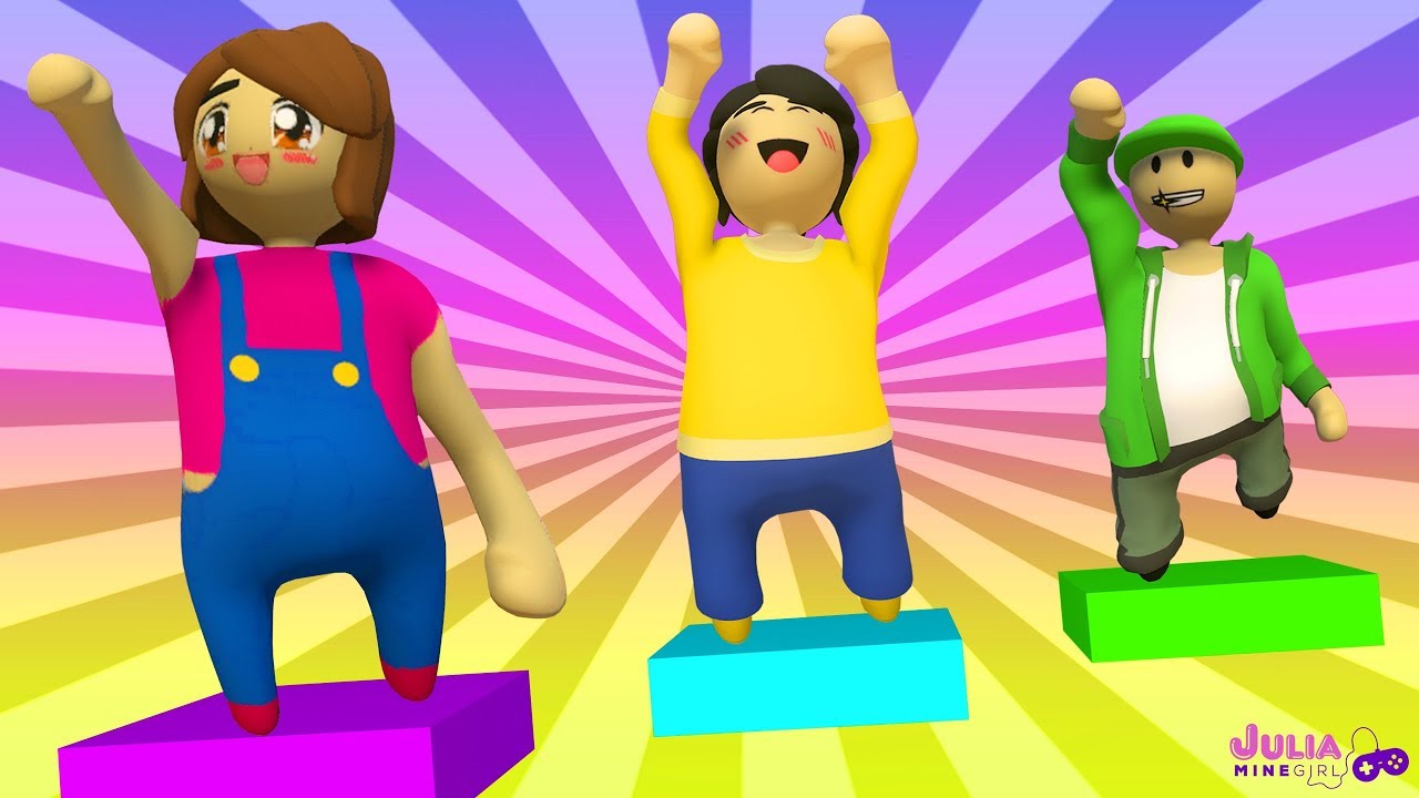 ATRAPALHADOS NO PARKOUR (Human Fall Flat)