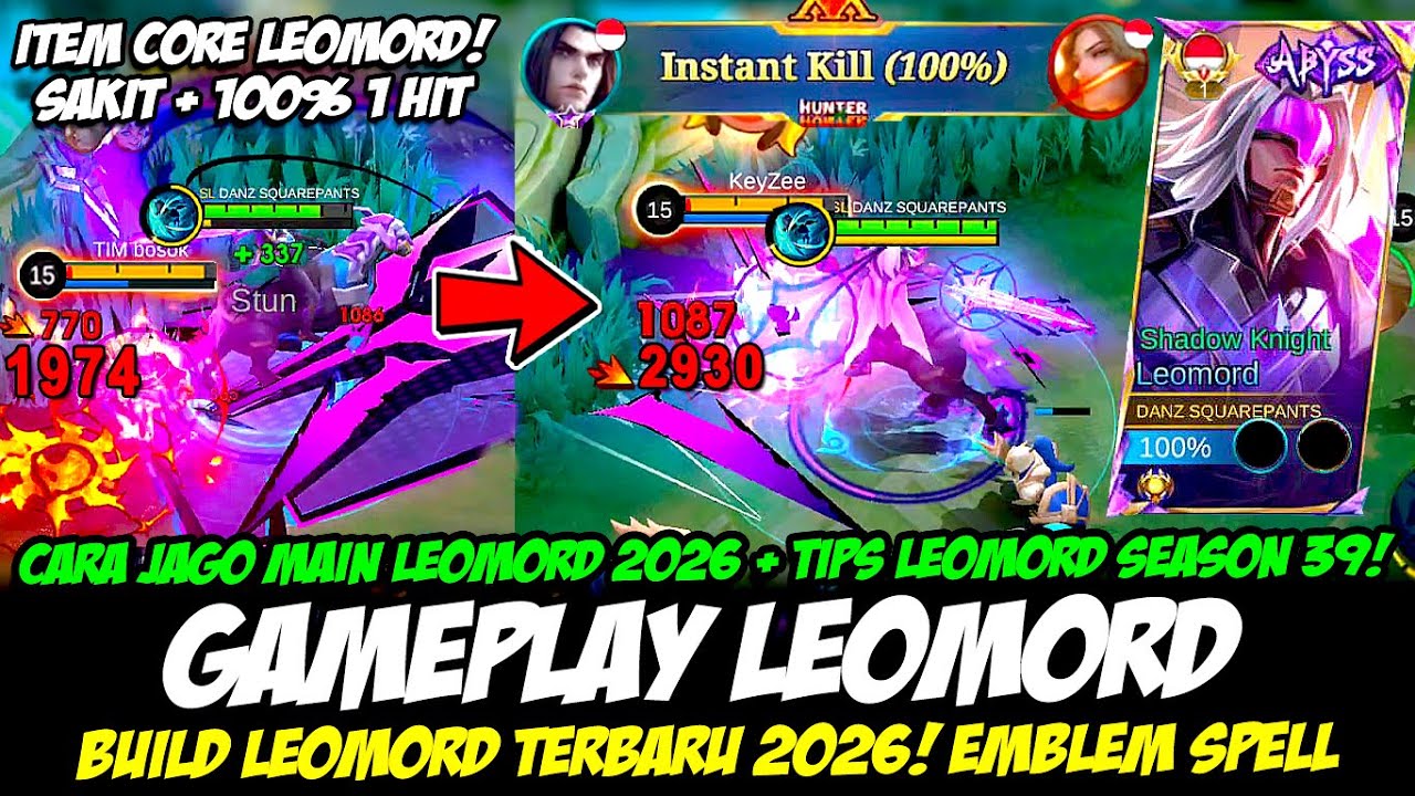 CARA JAGO MAIN LEOMORD 2026❗TIPS LEOMORD SAKIT + 1 HIT❗BUILD LEOMORD TERBARU 2026❗LEOMORD 2026