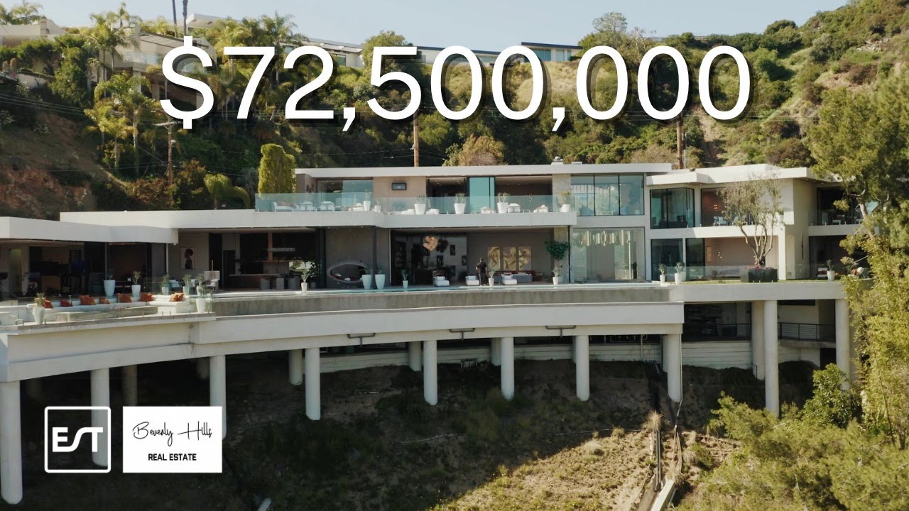 Inside a $72,500,000 Hollywood Hills Mega Mansion | BHRE | Estate Elegance