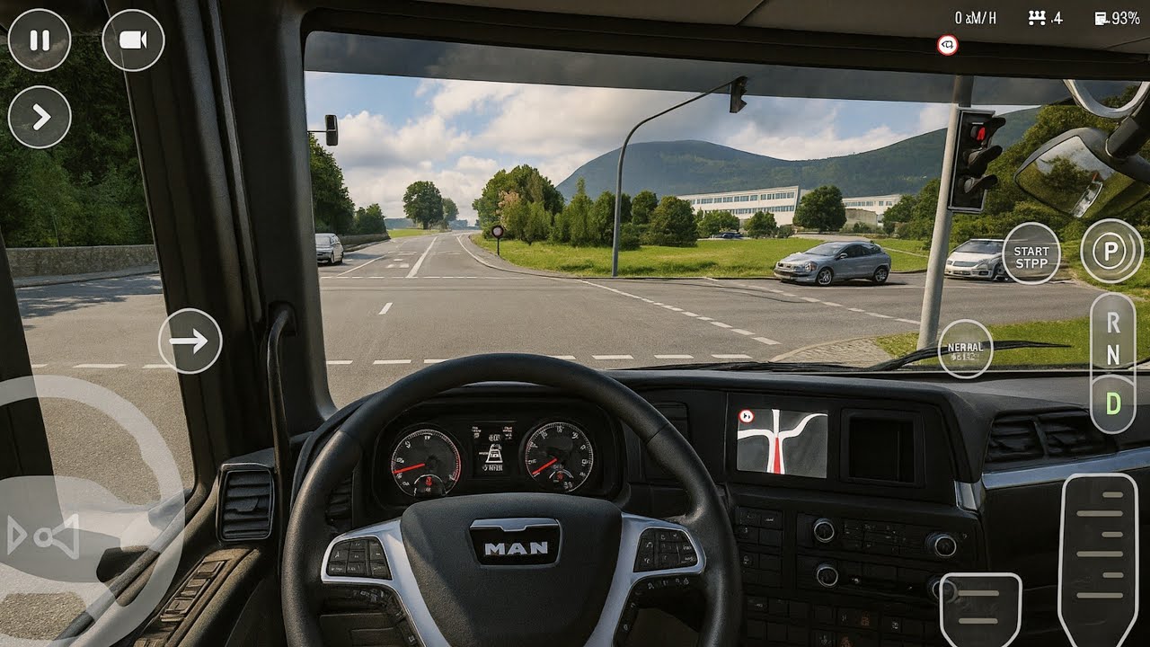 🚚DRIVE REAL TRUCK Simulator 🛣Making a long delivery in Premium Gameplay✅️Extended MAN TGL Truck 👏