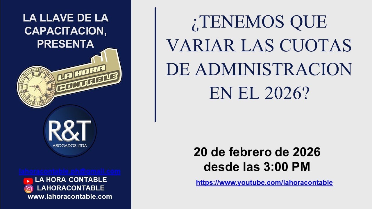 ¿TENEMOS QUE VARIAR LAS CUOTAS DE ADMINISTRACION?