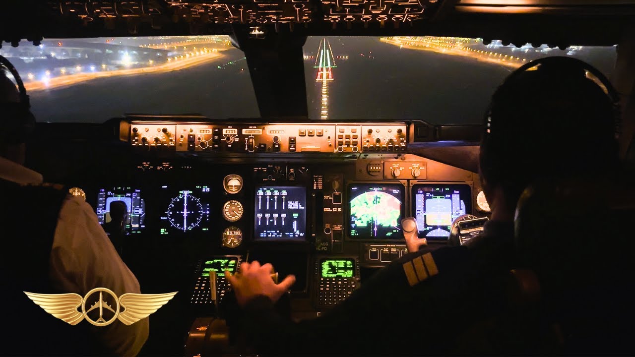 BOEING 747-400 COCKPIT VIEW to KUWAIT / FULL FMS SETUP, TAKEOFF & LANDING/HOW to Prepare for Flight?