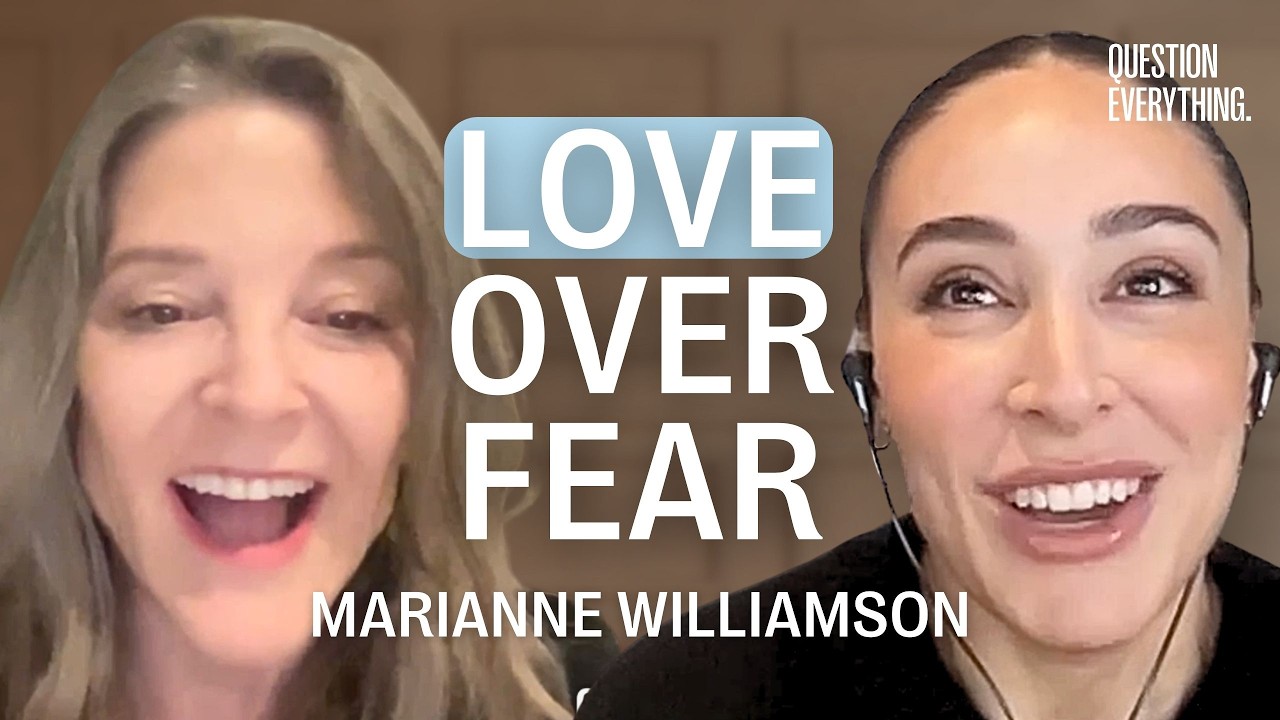 Practicing Love in a Fear-Filled World | @MarianneWilliamsonCommunity  on Choosing Love Over Fear
