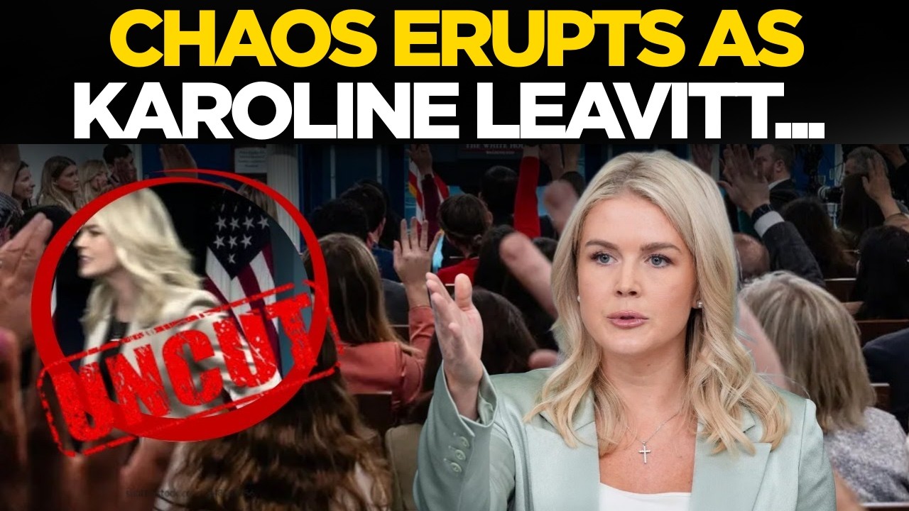 LIVE: Karoline Leavitt Drops Bombshell | Chaos Erupts at White House Briefing! | US News