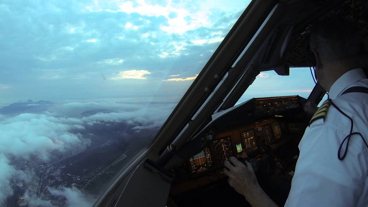 Landing in Hong Kong