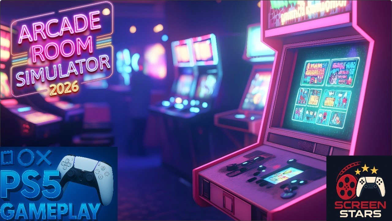 Arcade Room Simulator 2026: PS5 Gameplay