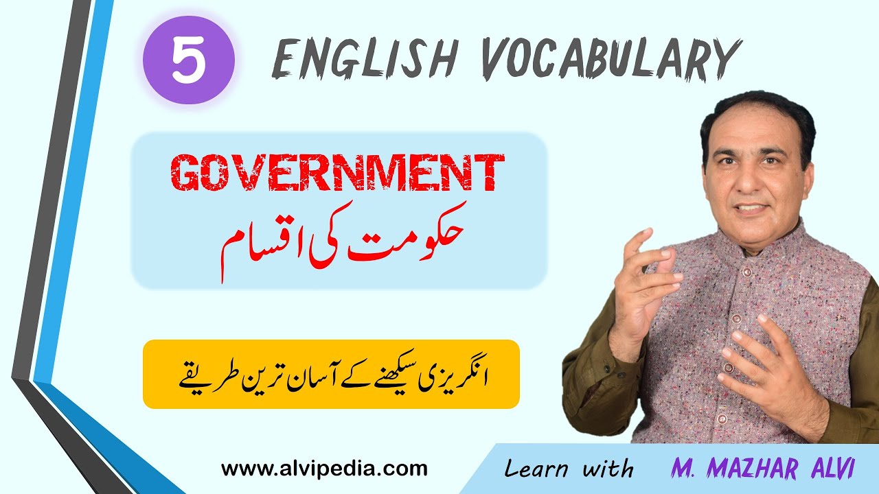 English Vocabulary Words | Types of Government | English Vocabulary with Urdu meaning | Word Power