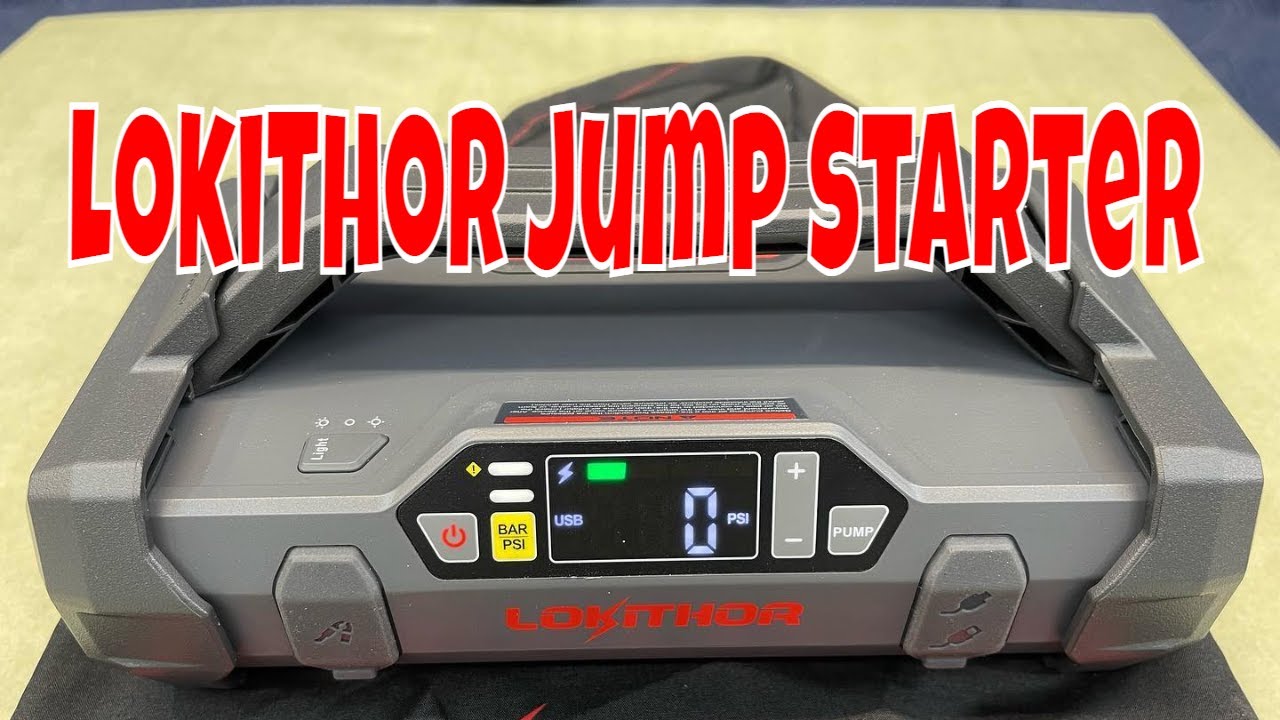 LokiThor Jump starter and inflator. Unboxing and review.