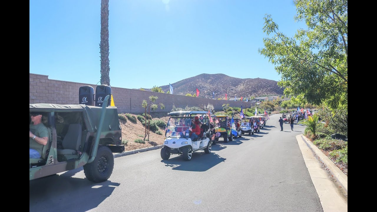 Canyon Lake Veterans Day Golf Cart Parade 2021