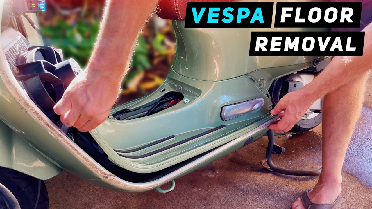 Vespa GTS / GTV — Установка половой доски | Вещи для самокатов Митча