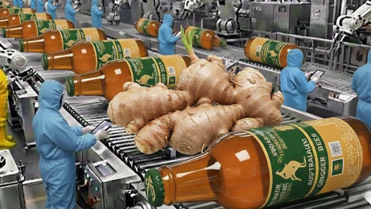 Inside the $100M High-Tech Factory: How Ginger Beer is Produced