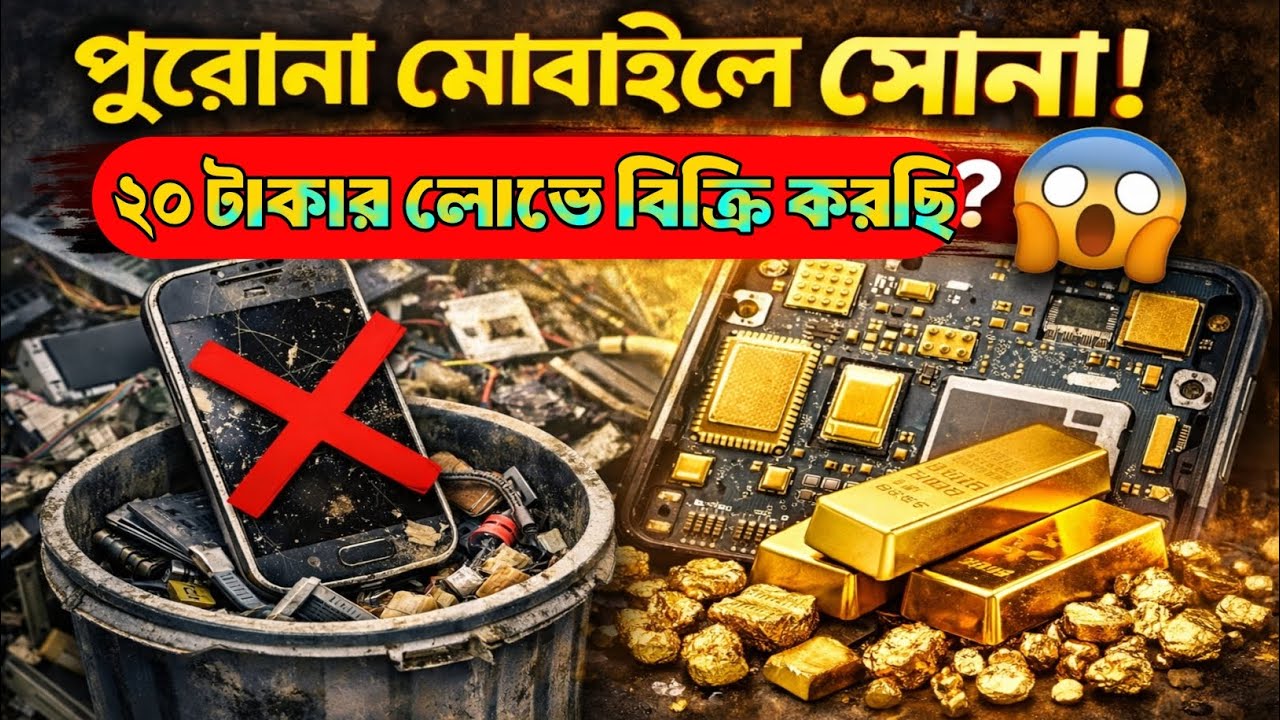 পুরনো মোবাইলে সোনা থাকে আগে জানতাম না | এটা কি সত্যি নিজের চোখেই দেখুন | Hidden Earth Bangla