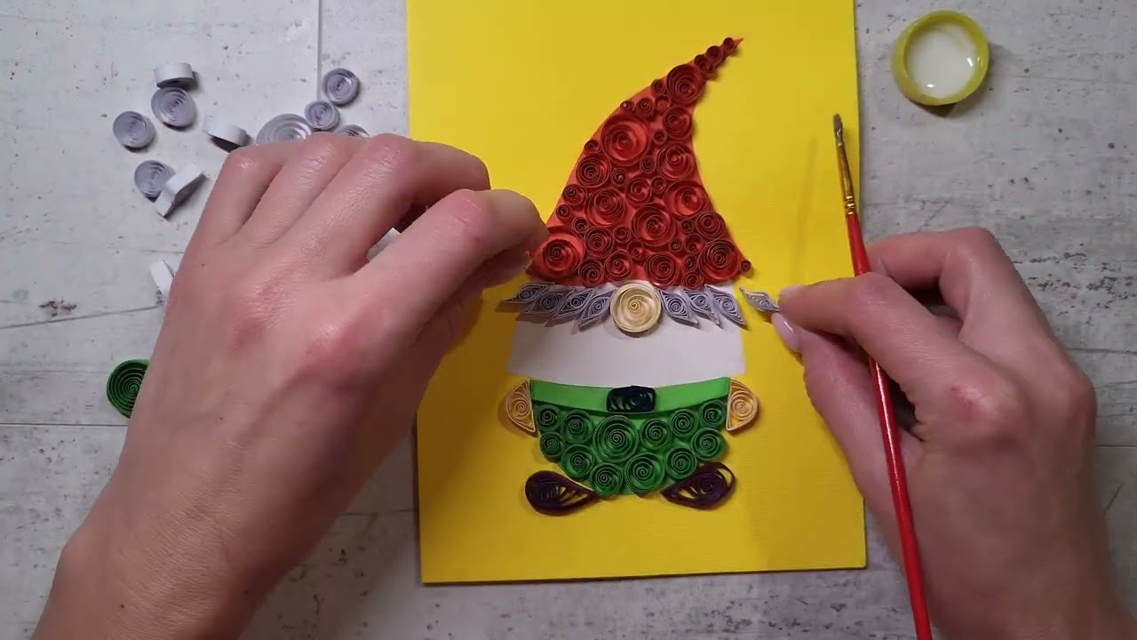 Листівка в техніці квілінг. 2 частина