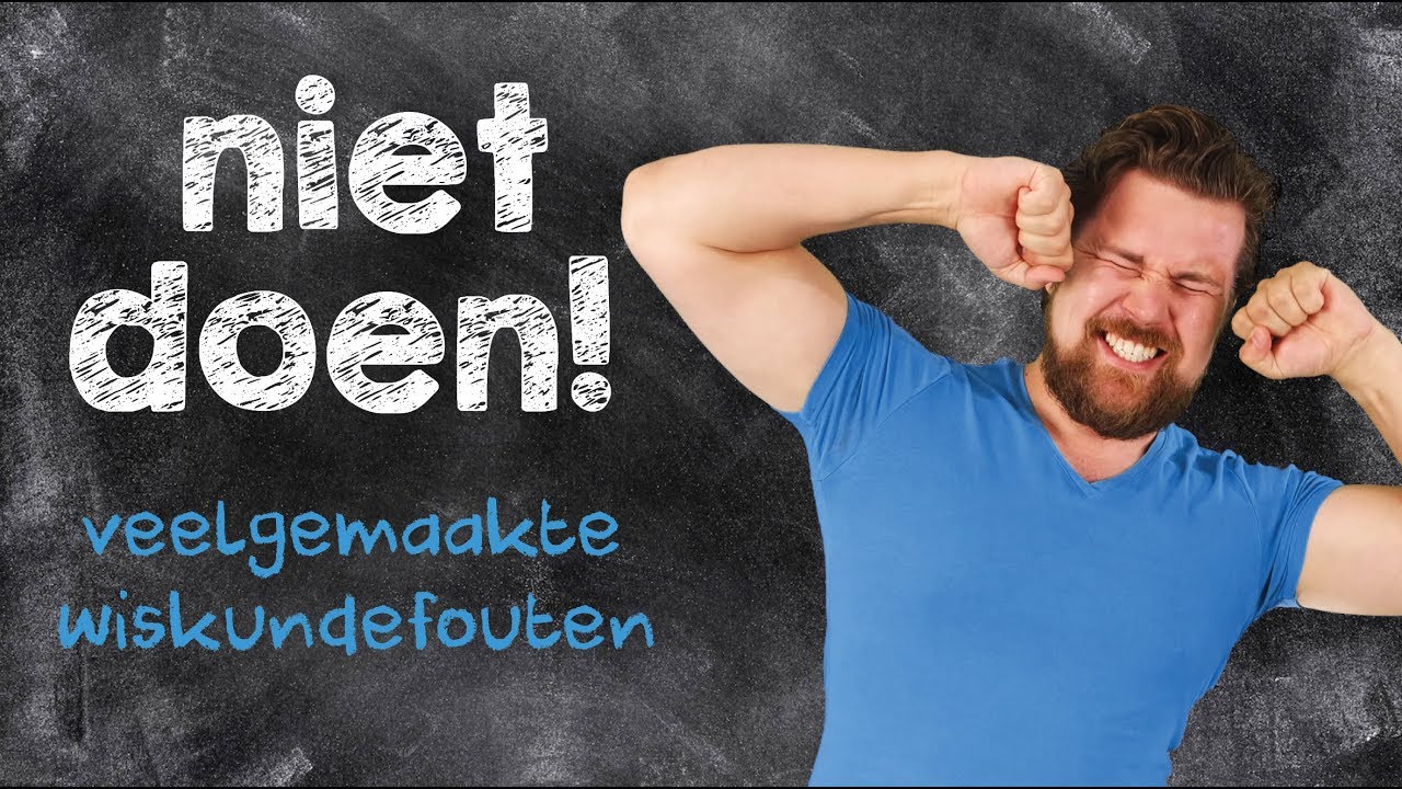 Veelgemaakte fouten