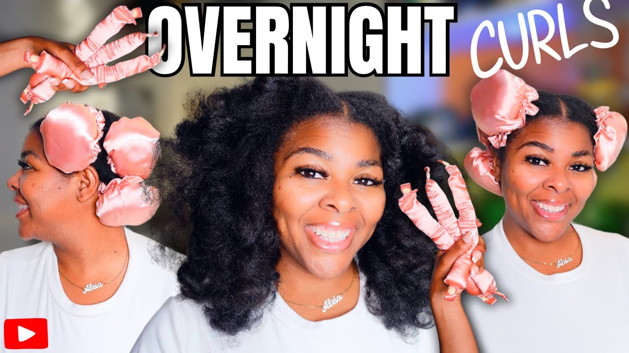 The EASIEST WAY to do OVERNIGHT HEATLESS CURLS on Black Natural Hair | HEAT-FREE Hairstyle