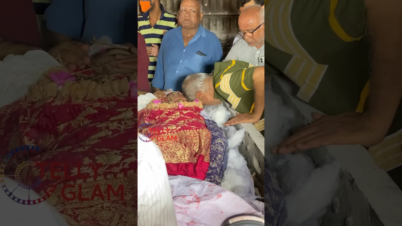 #vaibhavi father break down #tellyglam #funeral #trending #shortsvideo #shortsvideo #shorts