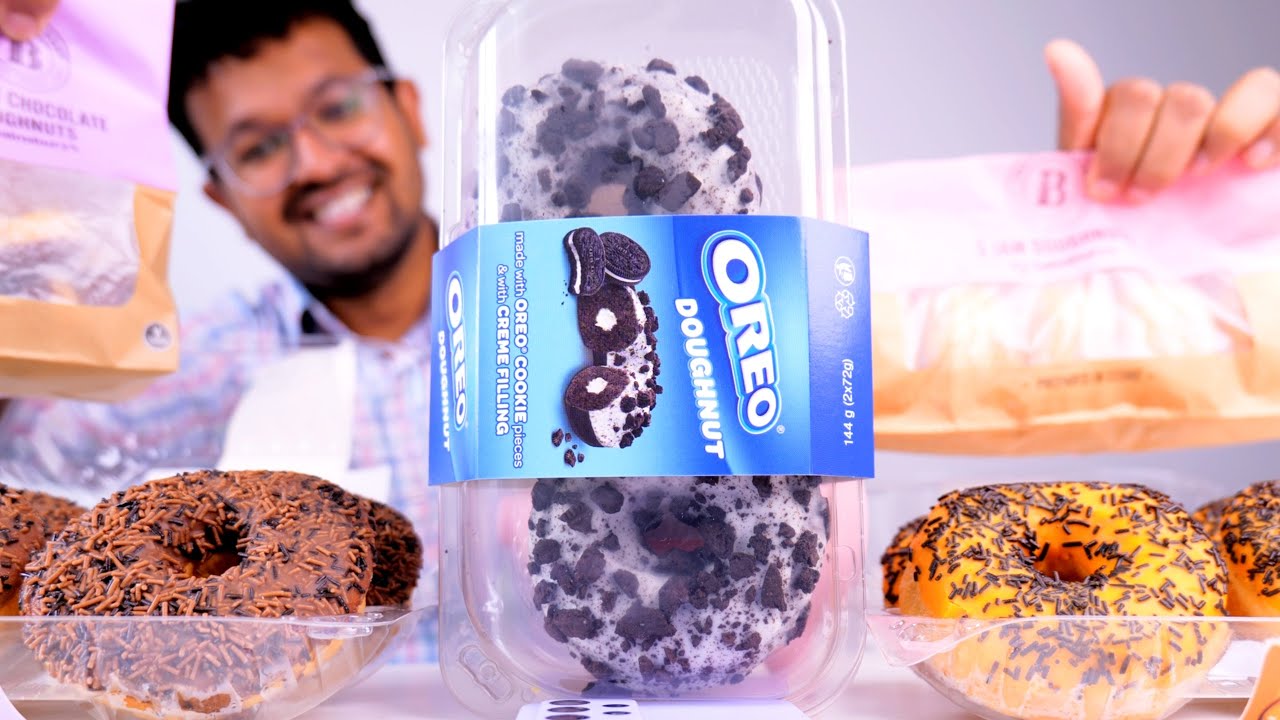අපි අද කමු  DOUGHNUTS 🍩😱