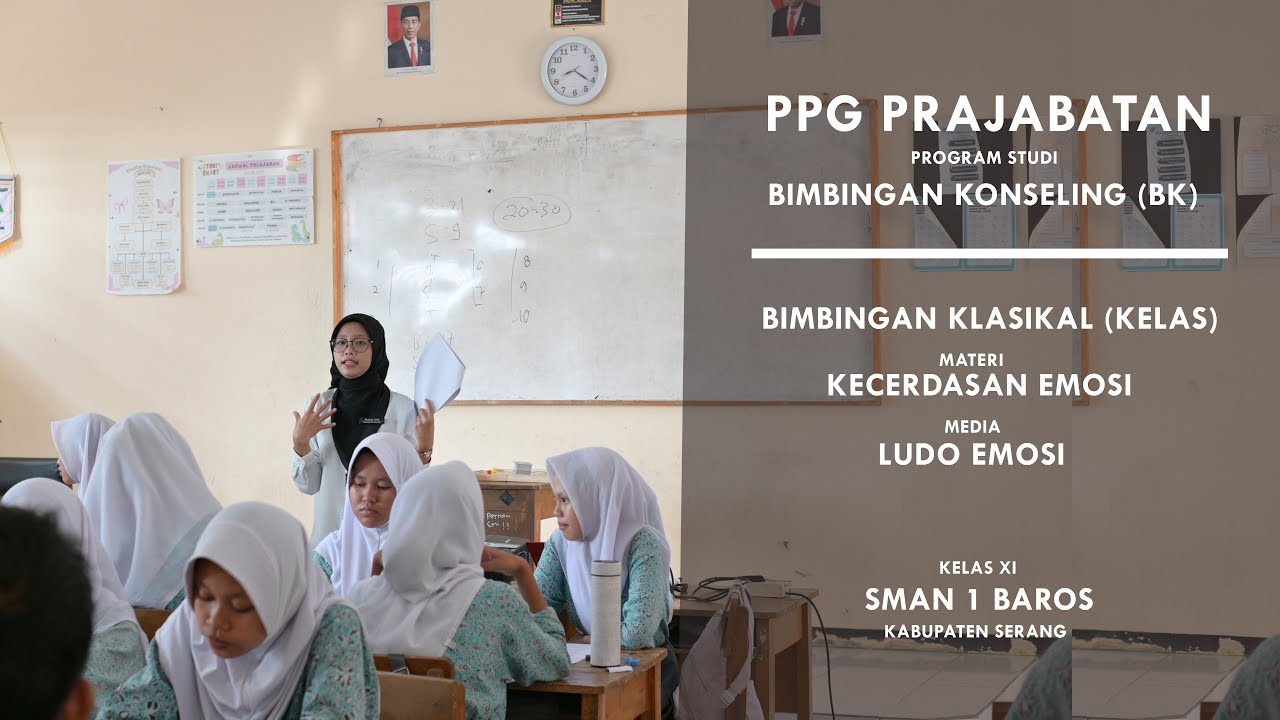 Video Ukin PPG Prajabatan Prodi BK  - Bimbingan Klasikal Kecerdasan Emosi
