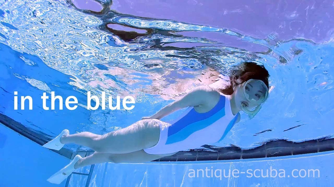 in the blue