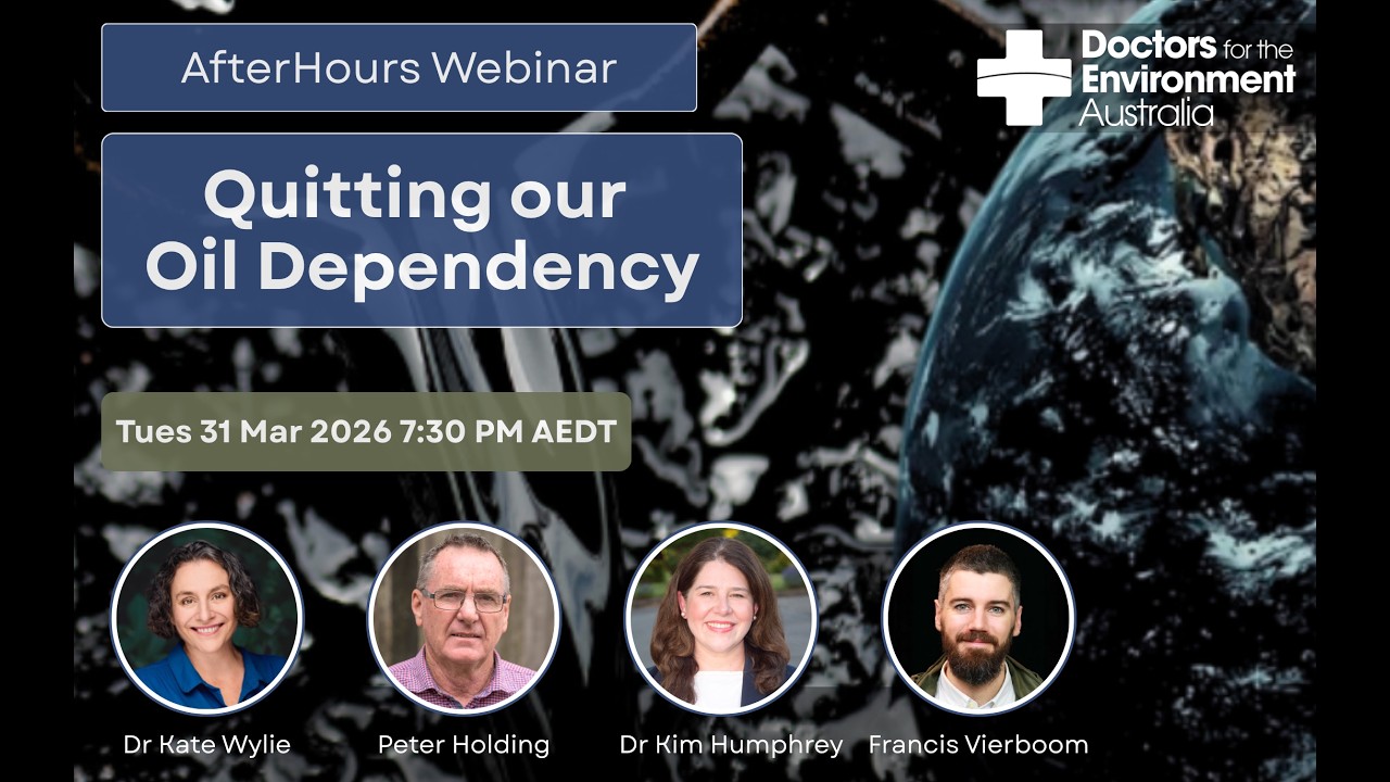 Quitting our Oil Dependency: Protecting our communities from global oil volatility for our health