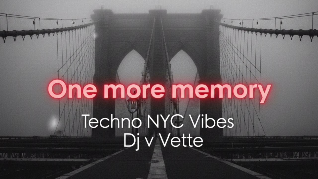 TNV 🗽One more memory ™© Dj v Vette Original Mix Progressive house Melodic Techno Afro House 🏡