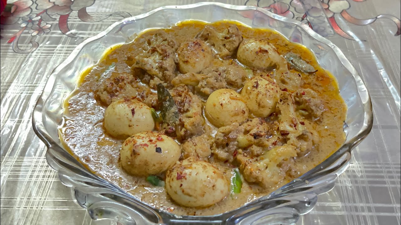 দুর্দান্ত স্বাদের ফুলকপি দিয়ে ডিম কোরমা | মুখরোচক রেসিপি যা সবাই চাইবে বারবার! 😱🔥