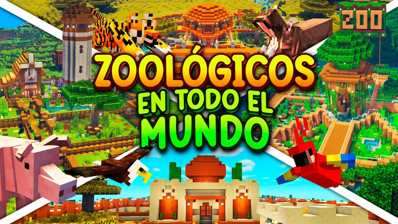 COMPRÉ y REFORMÉ ZOOLÓGICOS por TODO el MUNDO en MINECRAFT 🐯🌎 PELÍCULA COMPLETA