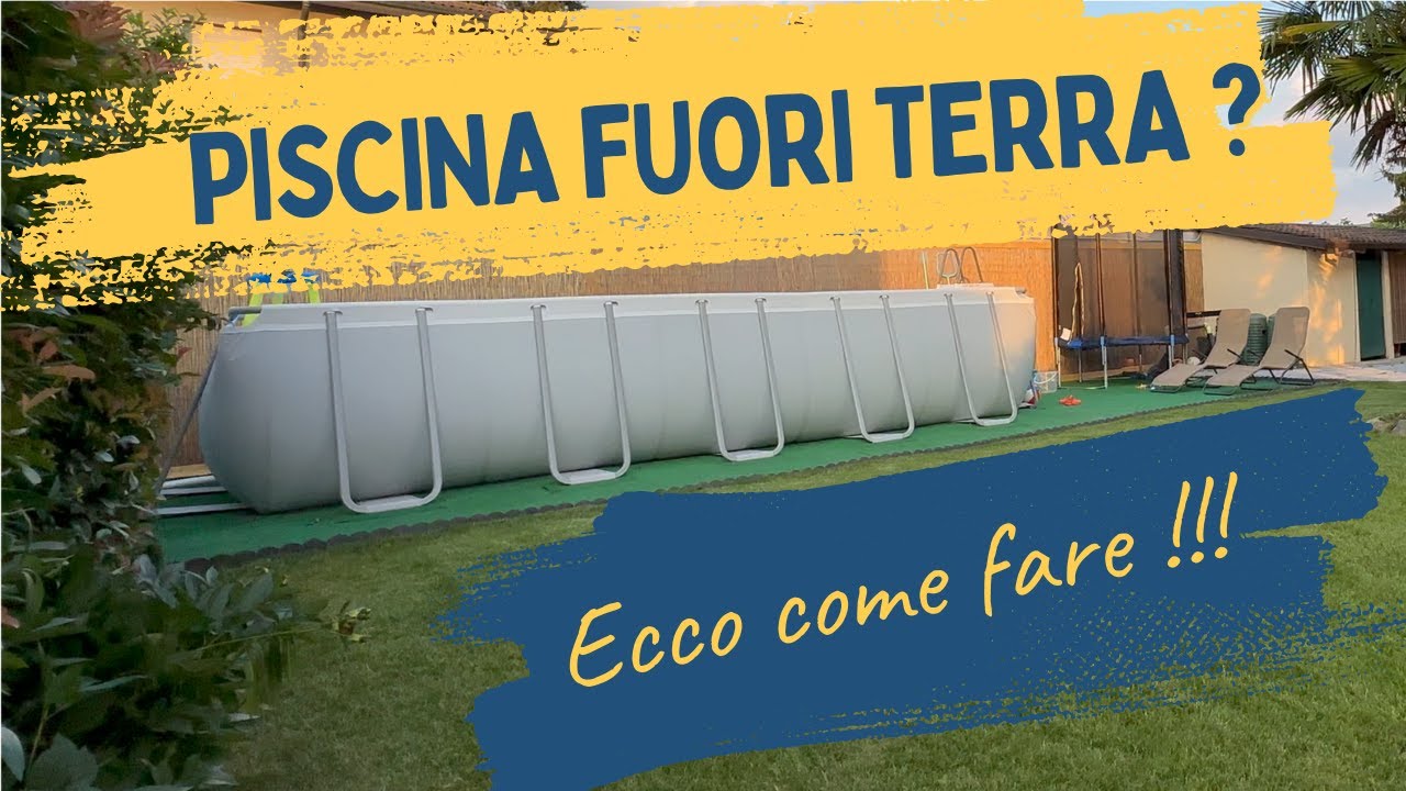 AGGIORNAMENTO SULLA MIA PISCINA FUORI TERRA