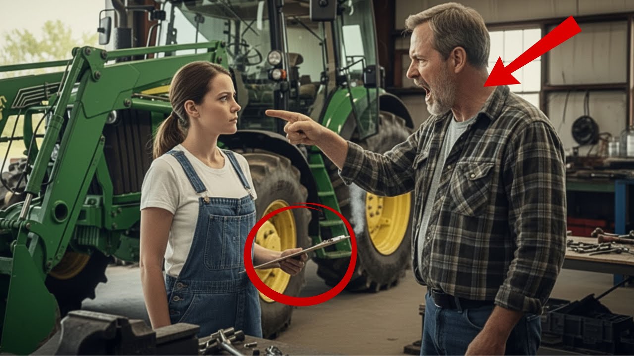 THE FARMER HAD ALREADY SPENT $20,000 ON THE TRACTOR...UNTIL THE WIDOW MECHANIC FIXED IT IN 4 MINUTES