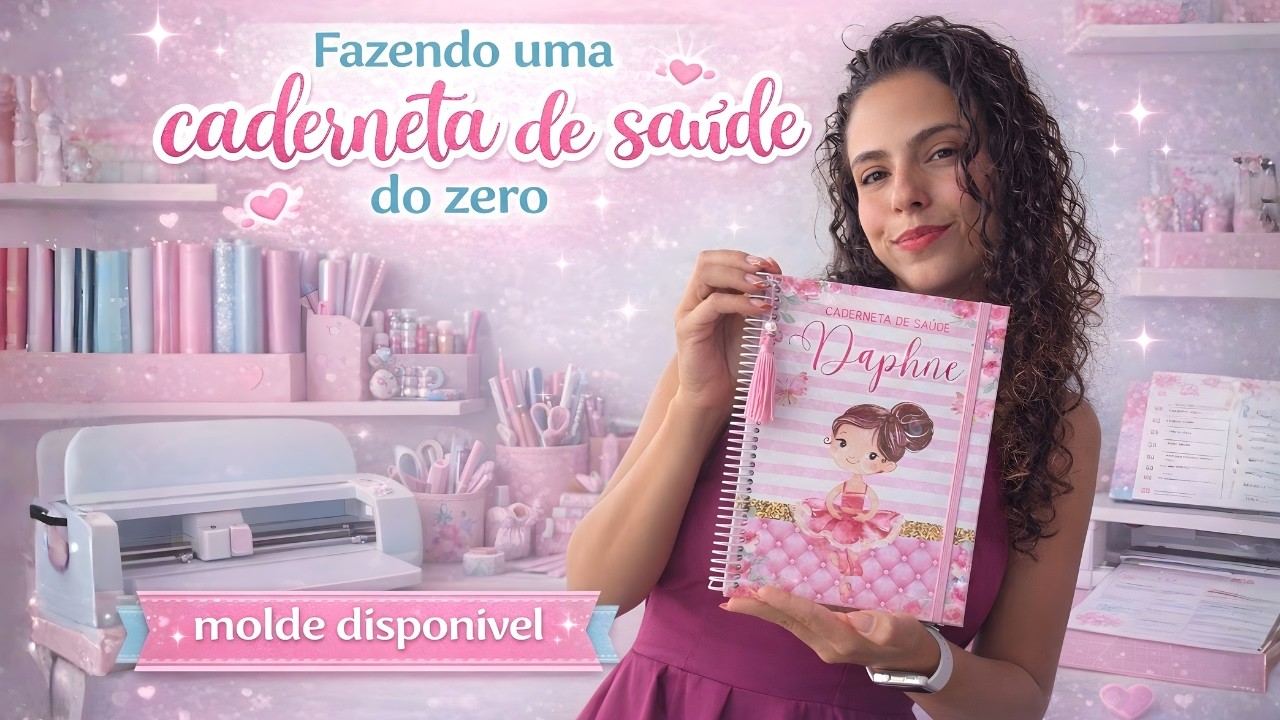 Como fazer uma caderneta de saúde do zero #cadernetadesaúde #cadernetadevacina
