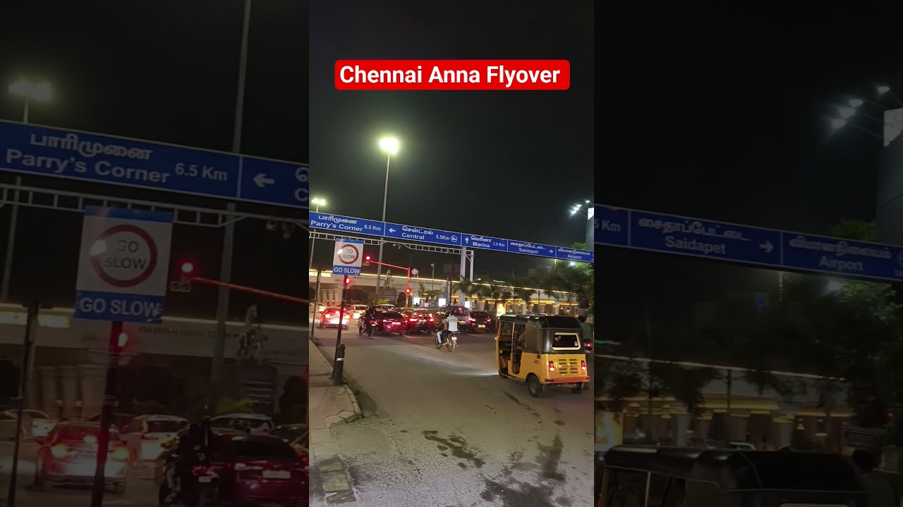 Chennai Gemini Bridge | Anna Flyover | Madharaasi | Anirudh #shortsfeed #viralshorts #chennailife