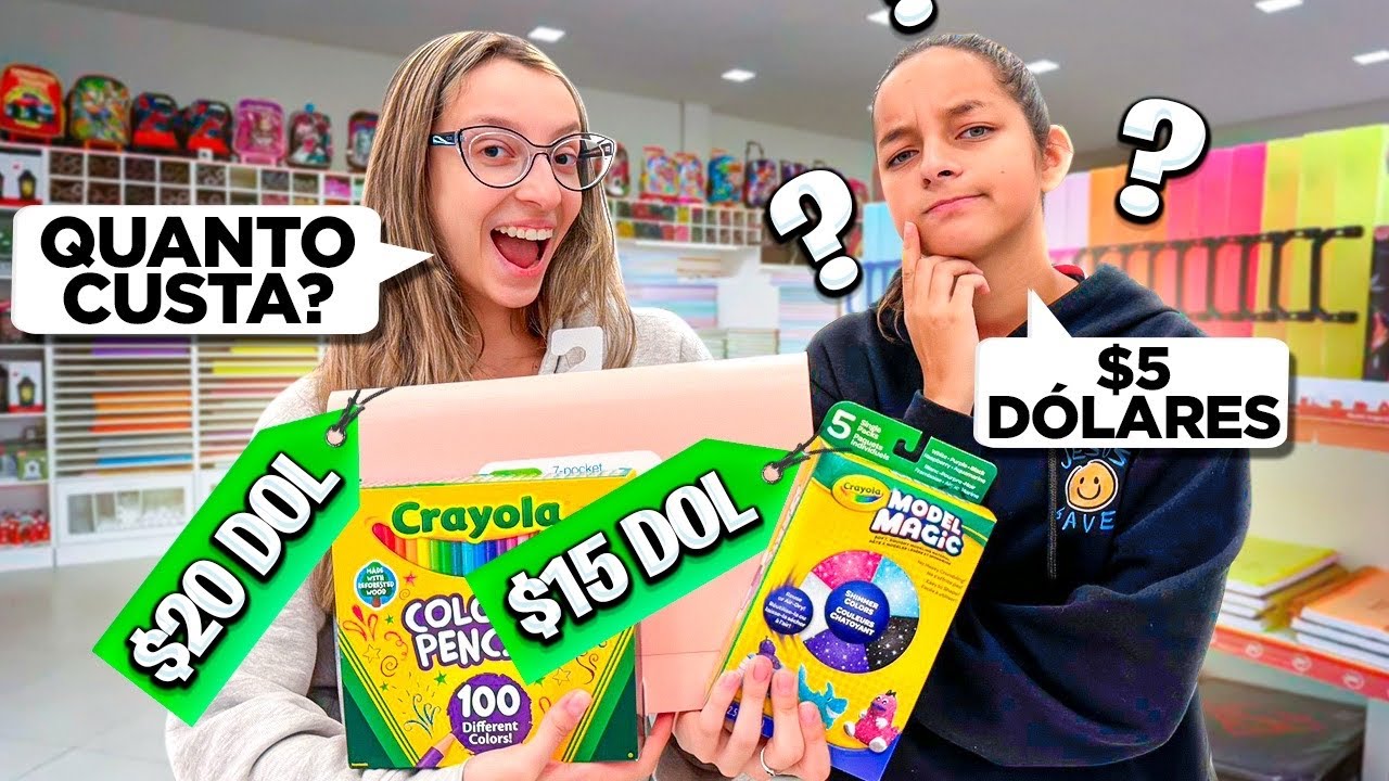 TUDO QUE A LAILA BRANDÃO ACERTAR O PREÇO DE MATERIAL ESCOLAR EU VOU COMPRAR ft @Lailabrandao