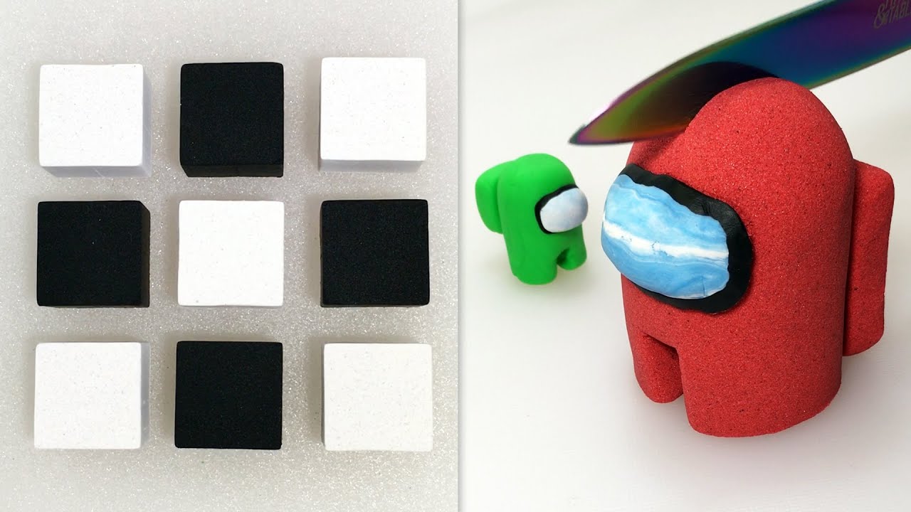 Very Satisfying and Relaxing ASMR 190 Kinetic Sand