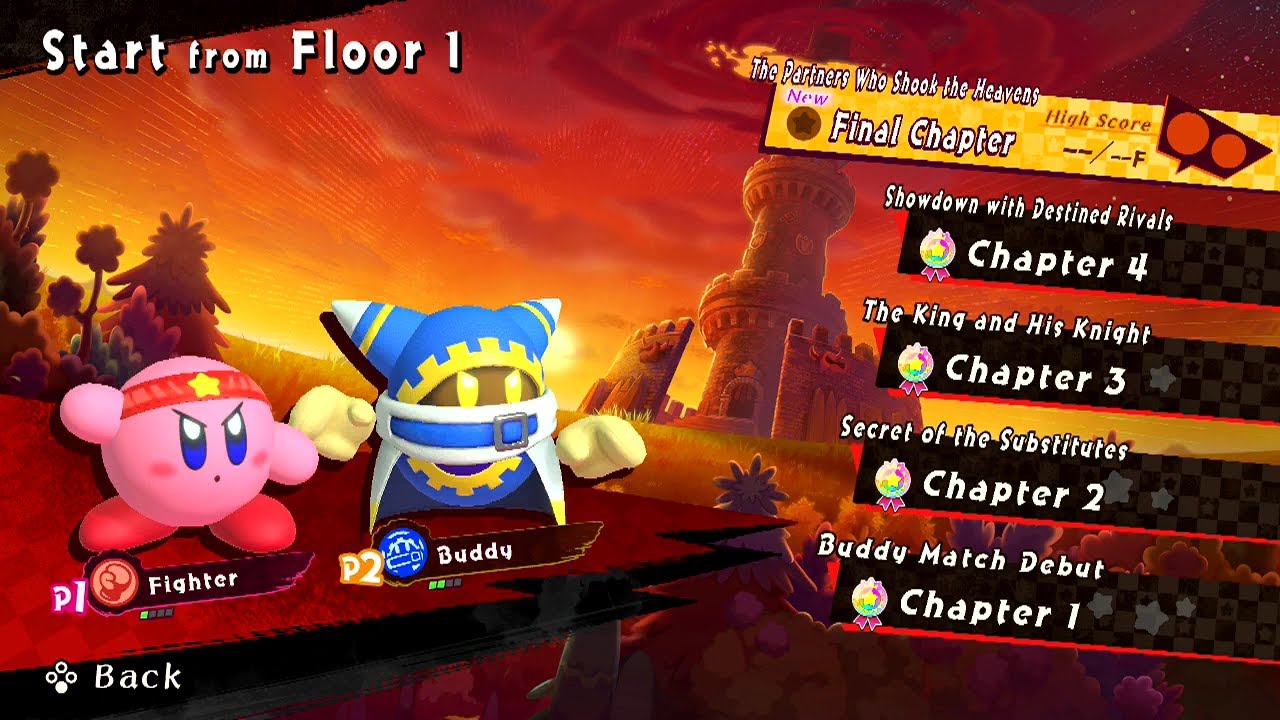 Kirby Fighters 2  Story Mode  Final Chapter  Rainbow Medal (No death)