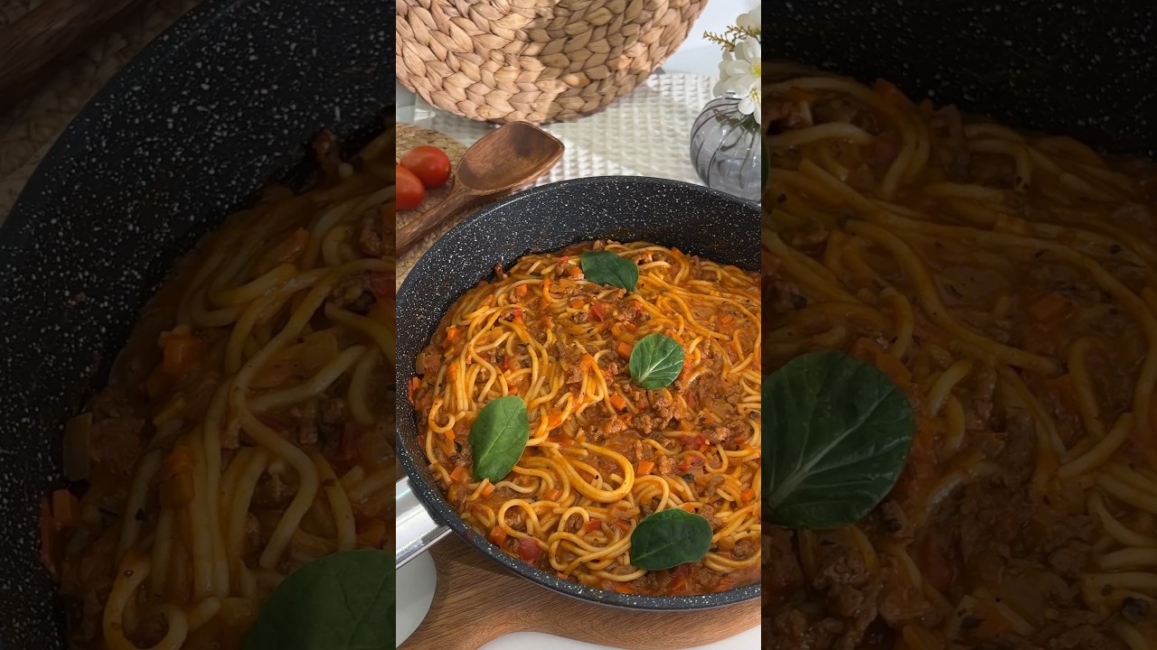 Итальянская паста болоньезе🍝