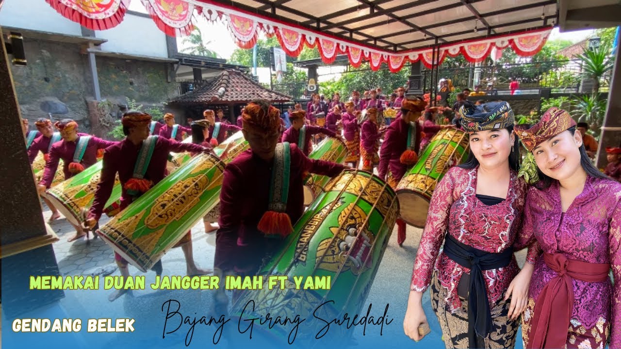 KEDATANGAN TARIAN VARIASI GENDANG BELEK BAJANG GIRANG SUREDADI SENIOR DEPAN GB BGKB DI KREMBONG