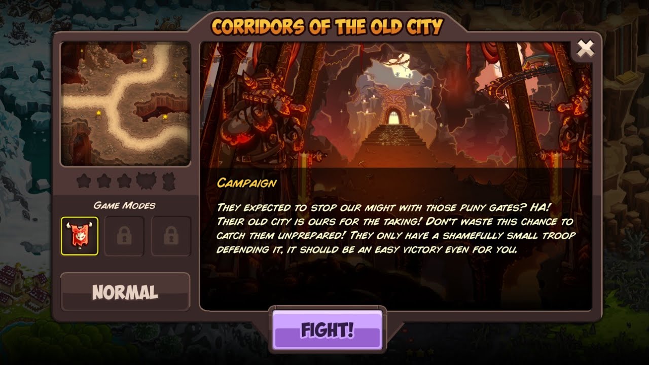 Kingdom Rush Vengeance - Corridors of the old city