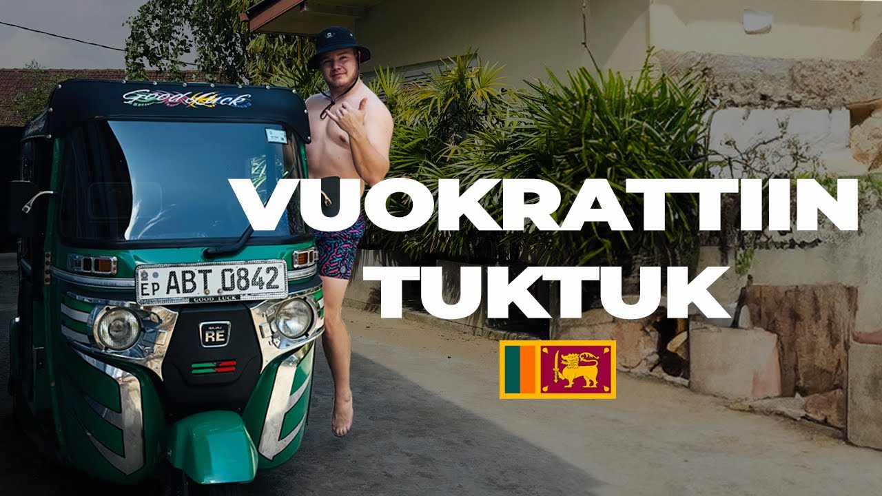 TUKTUK ROAD TRIP SRI LANKASSA | SRI LANKA VLOG 1