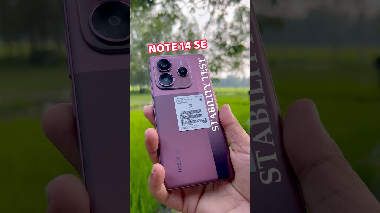 Redmi Note 14 SE 5G Stability Test