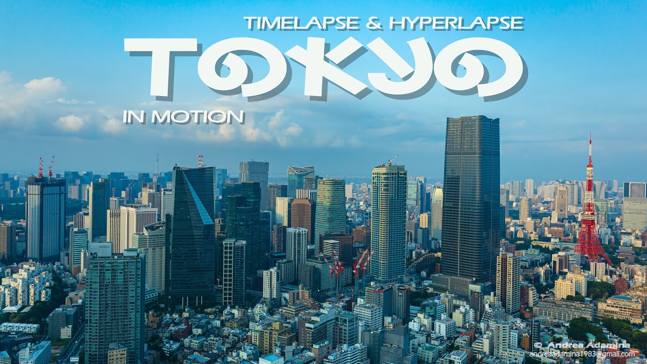 Tokyo in motion, Japan. Timelapse & Hyperlapse #東京#タイムラプス #도쿄