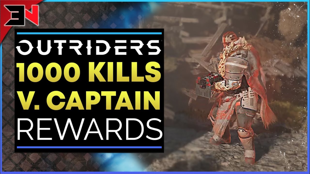 OUTRIDERS 1000 KILLS OF VANGUARD CAPTAIN - VANGUARD CAPTAIN FARM LOOT  Outriders Best Legendary Farm